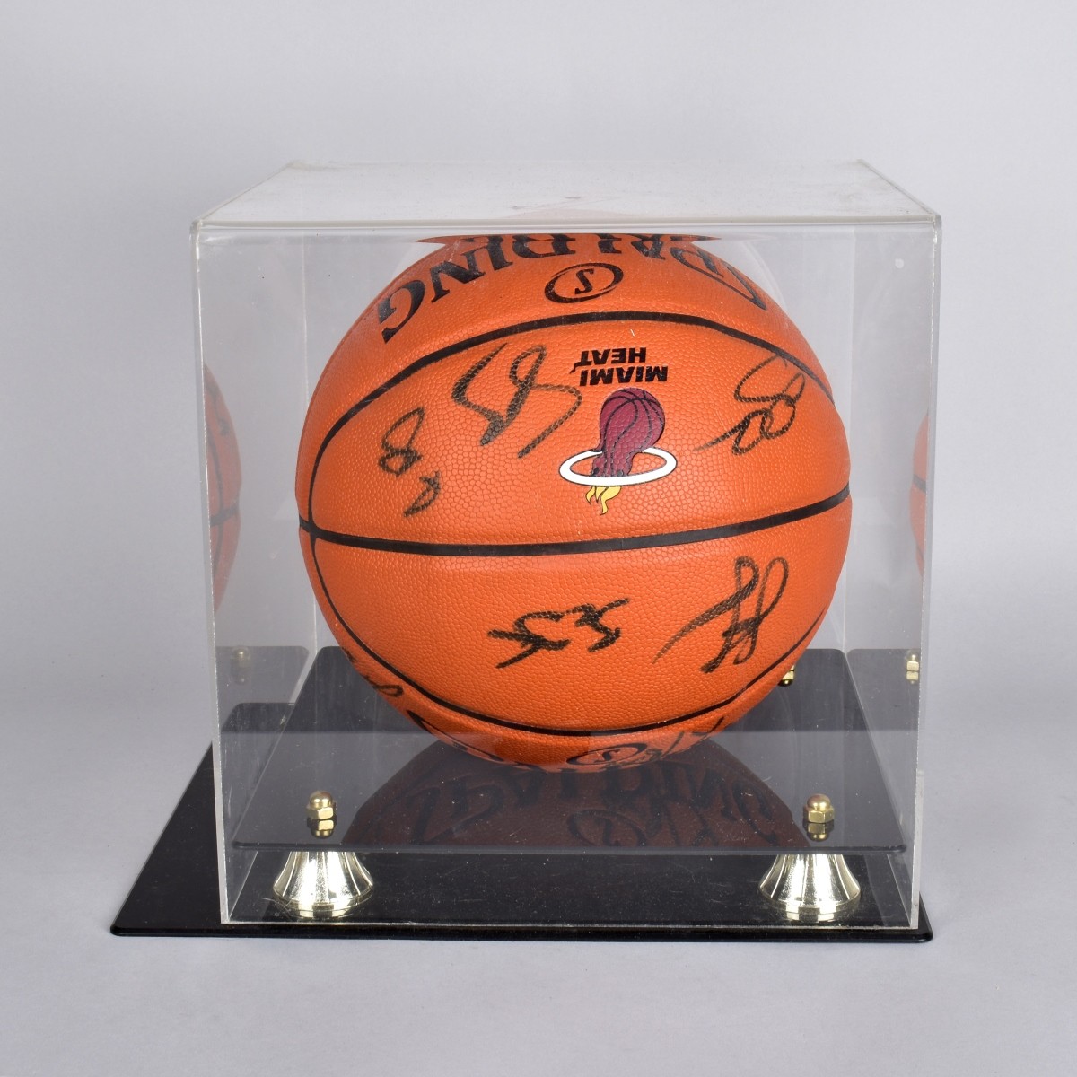 2012 - 2014 Autographed Miami Heat Basketball