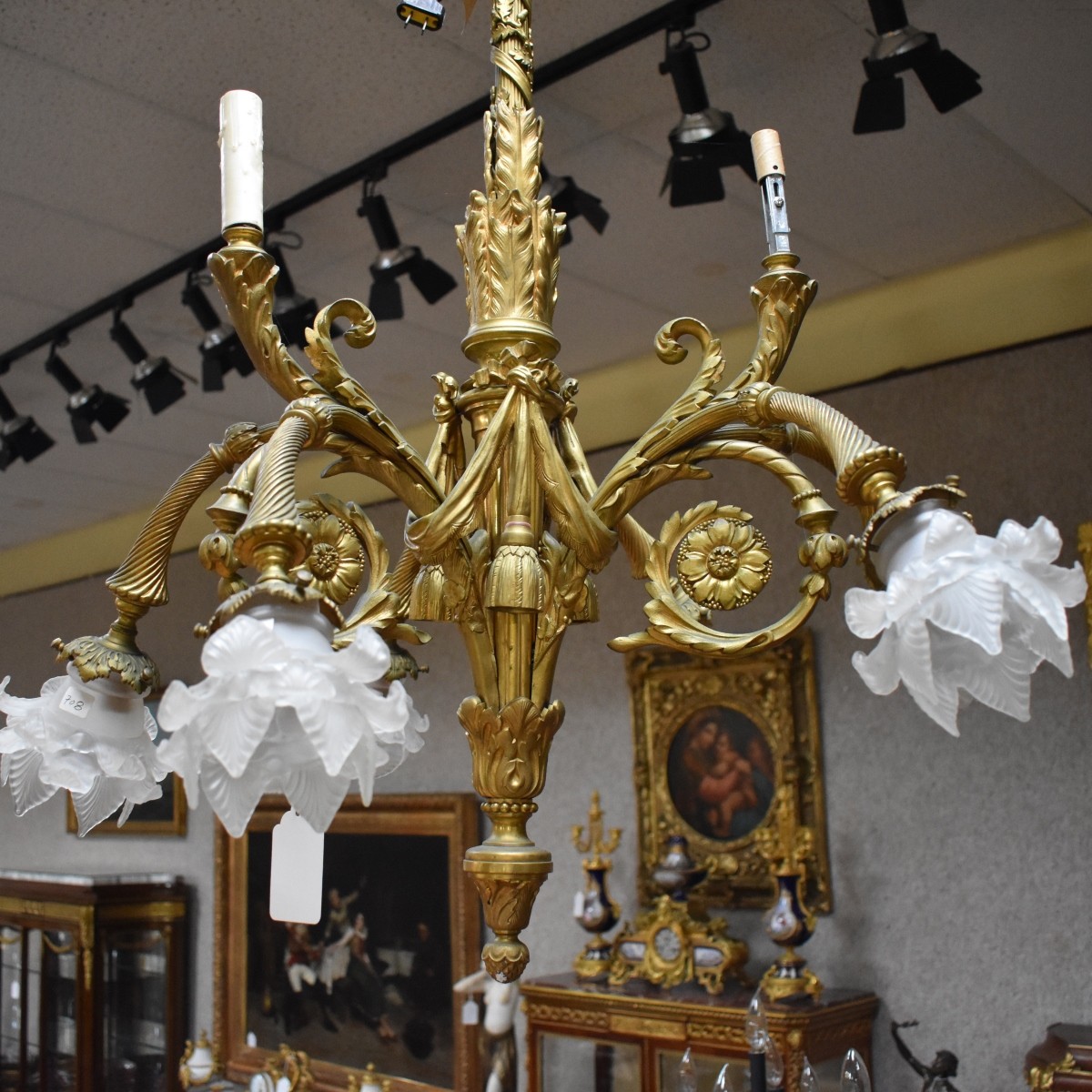 19th C. French Louis XVI Style Chandelier