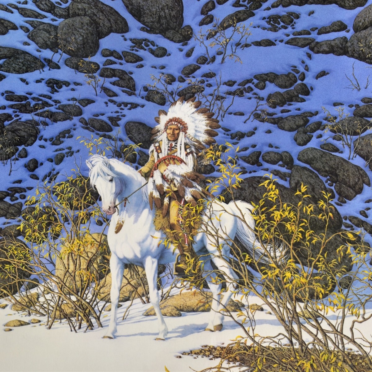 Bev Doolittle (American 1947- ) Eagle Heart