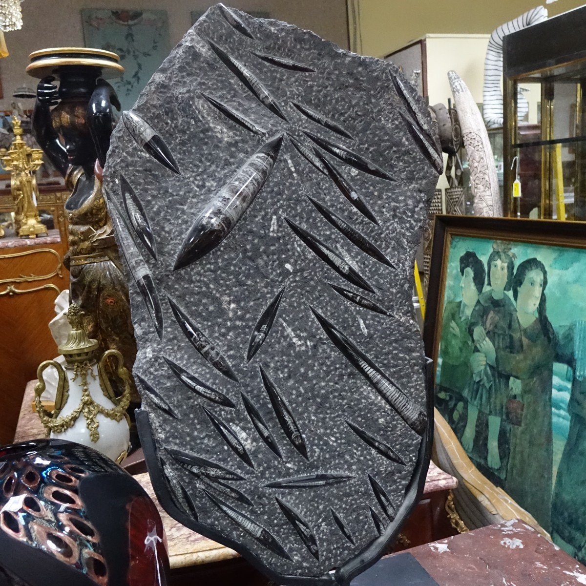 Large Gemstone Mineral Sculpture