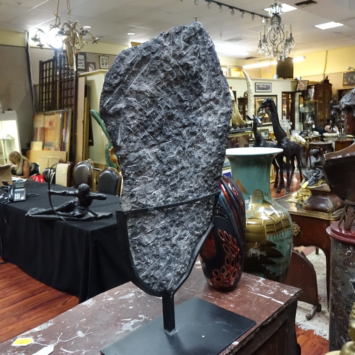 Large Gemstone Mineral Sculpture