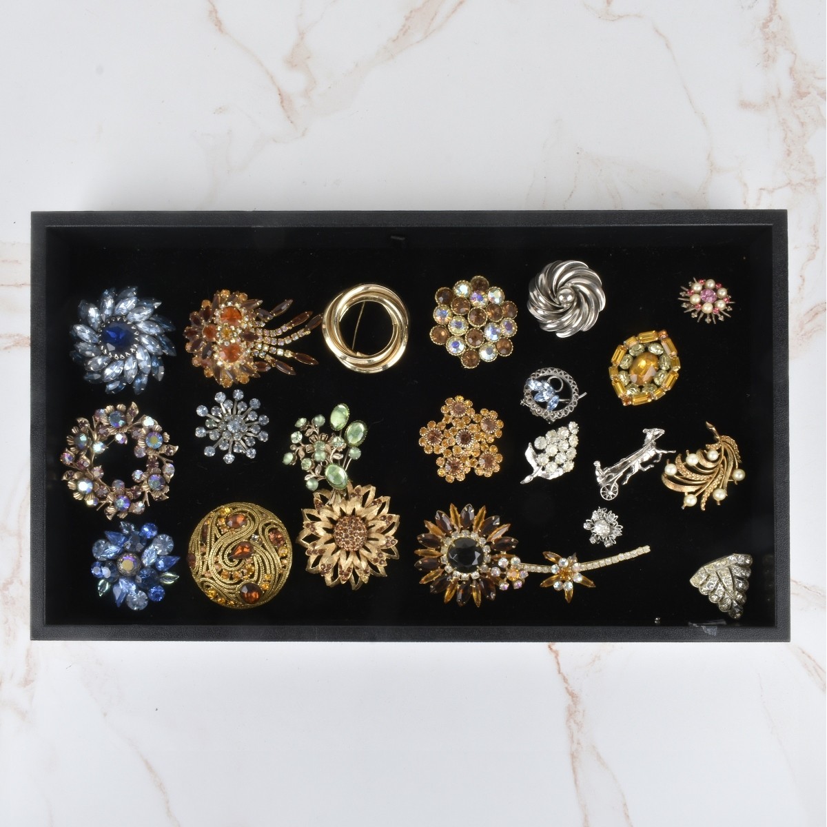 Collection of Costume Brooches