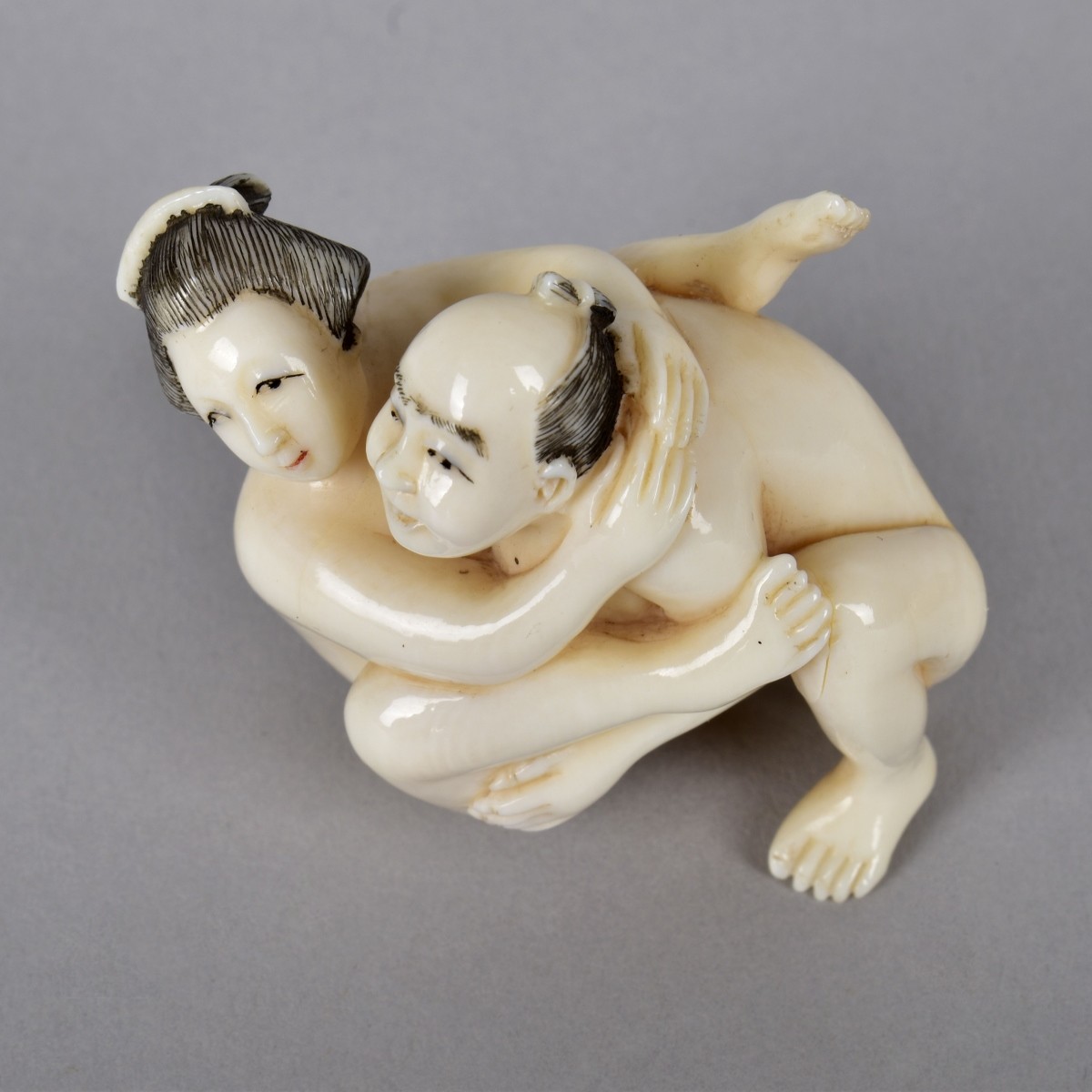 Two Antique Japanese Netsuke Figurines