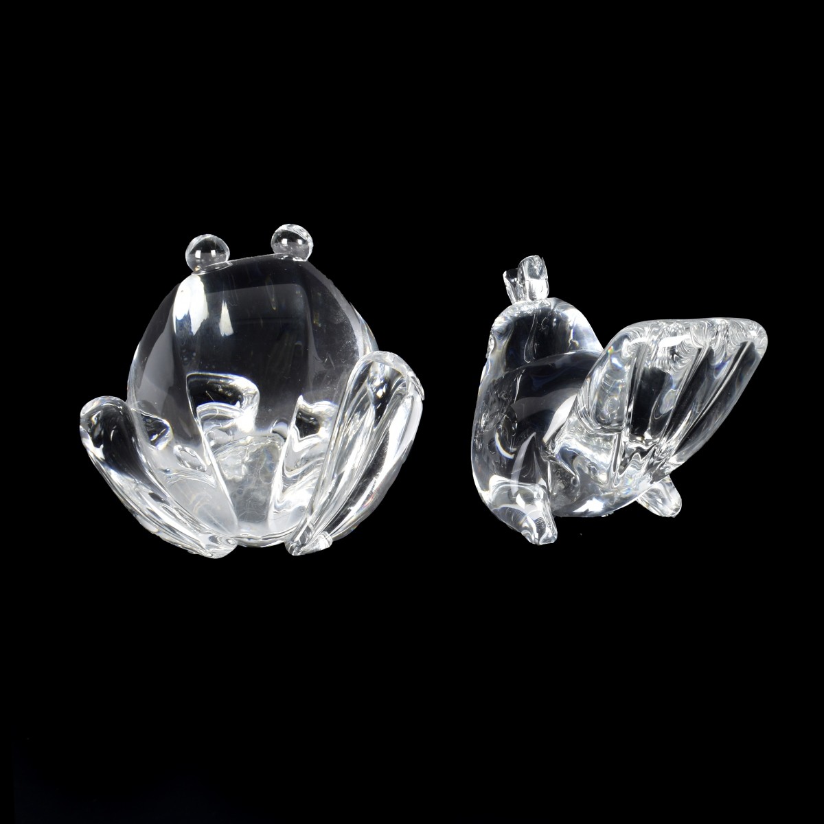 Two Steuben Crystal Figurines