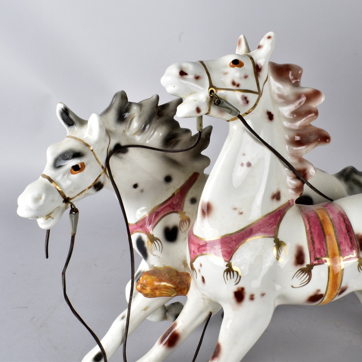 Capodimonte Horse and Carriage Group