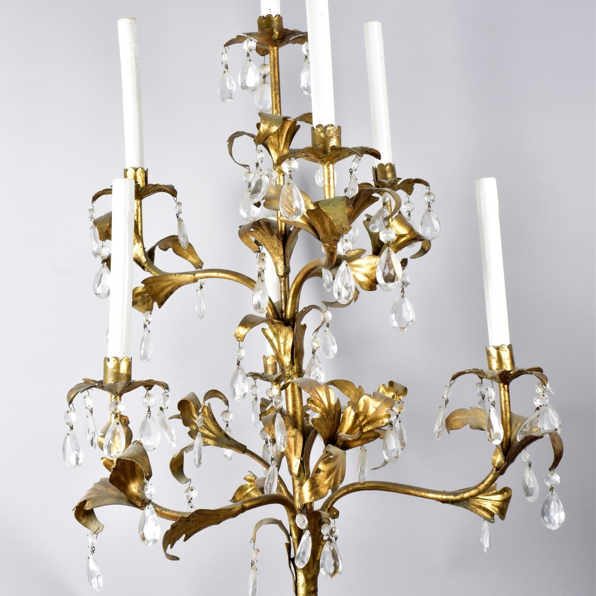 Florentine Gilt Single Candelabra