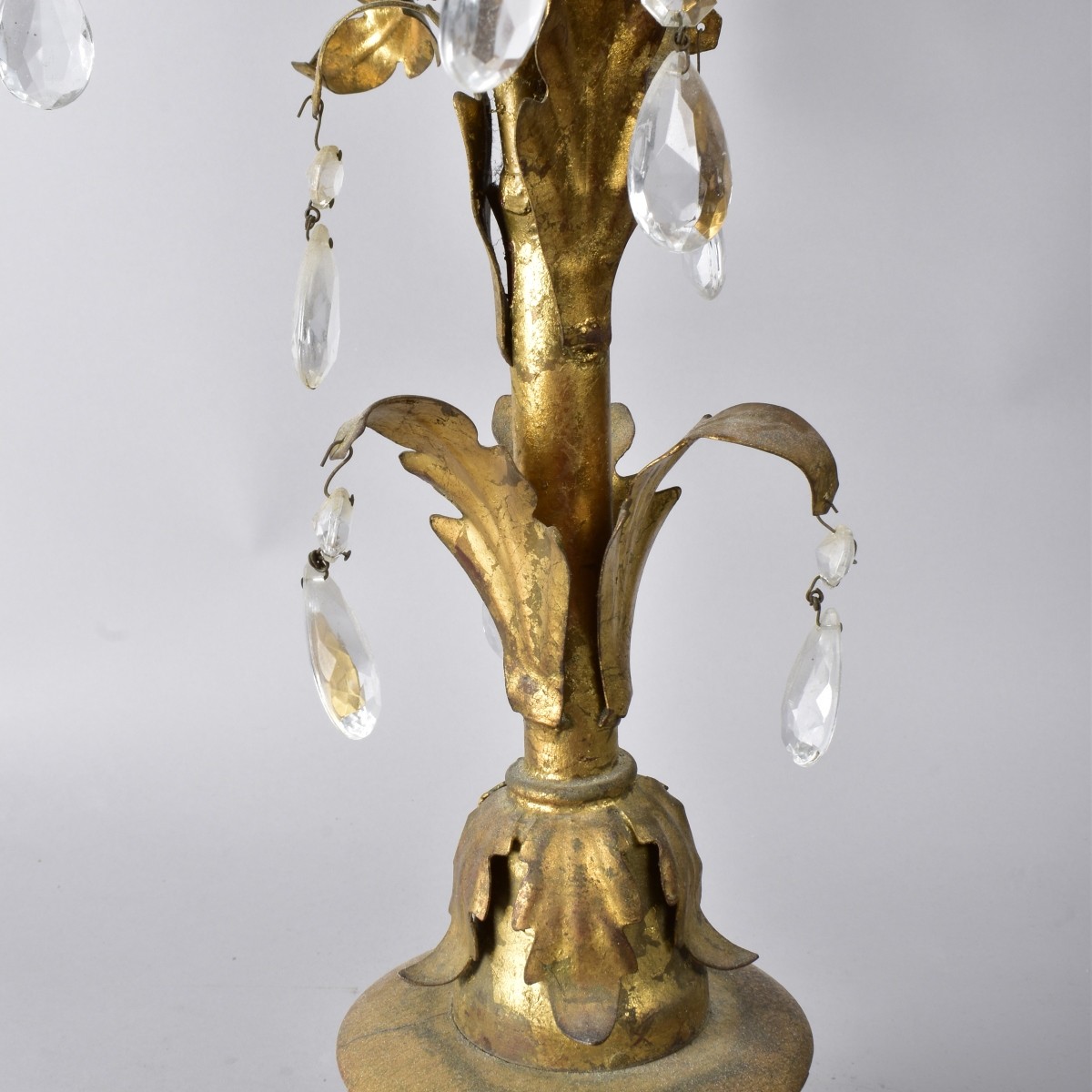 Florentine Gilt Single Candelabra