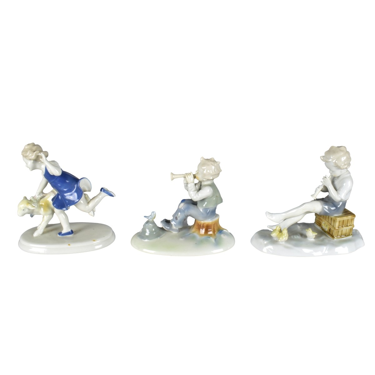 Three Metzler and Ortloff Germany Figurines