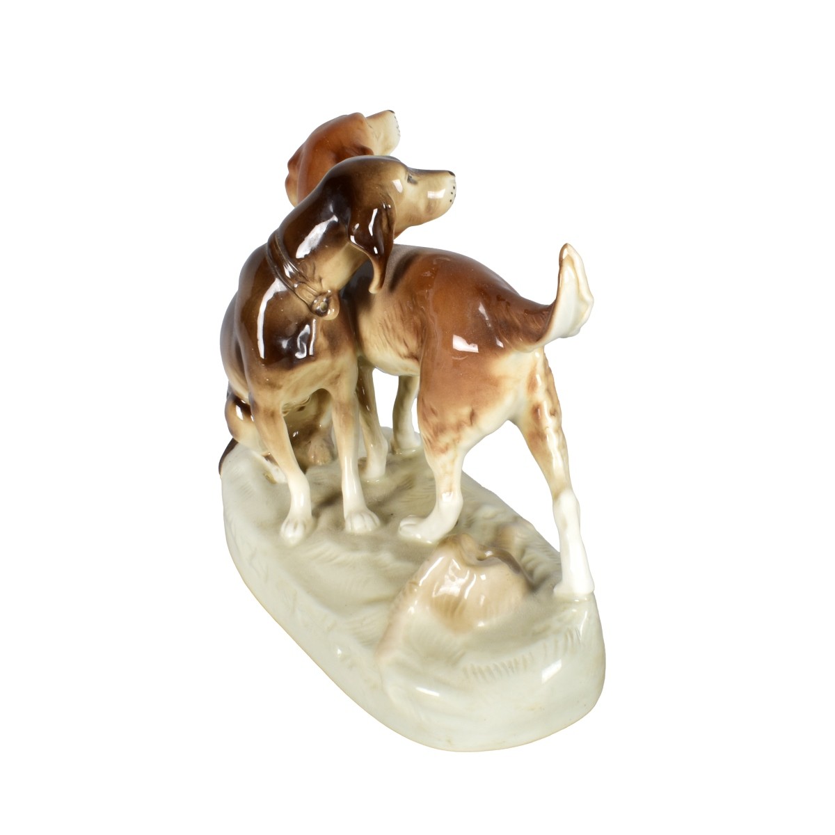 Royal Dux Hunting Dogs Figurine