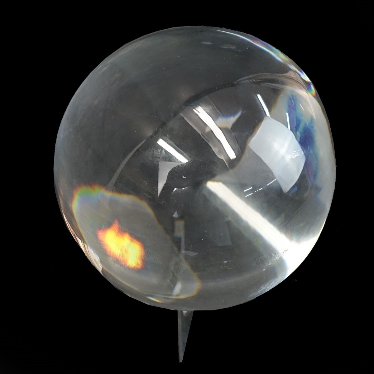 Large Clear Crystal Ball