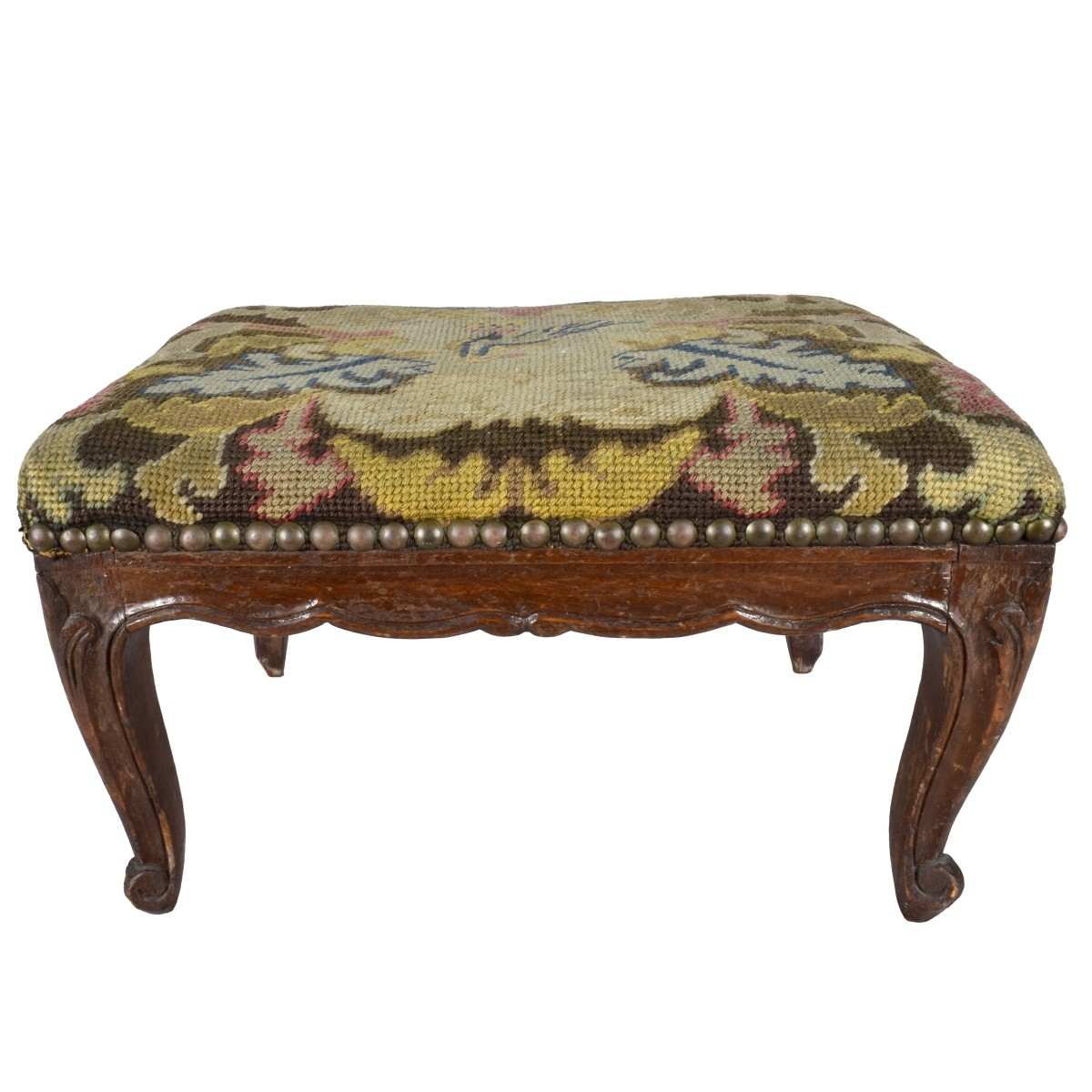 Needlepoint Footstool