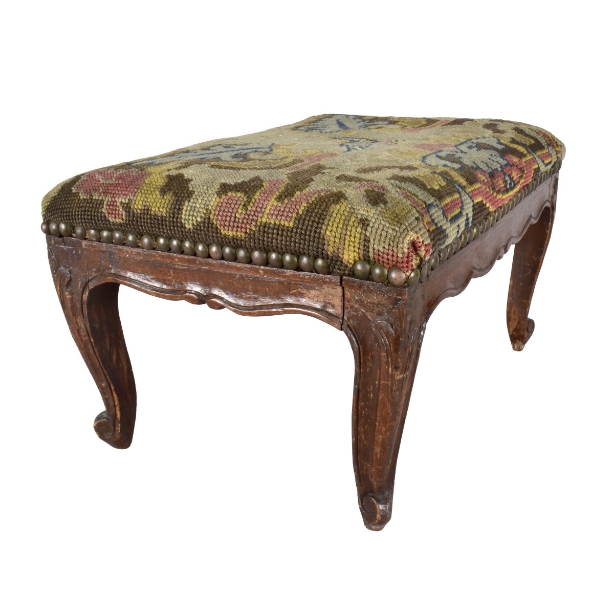 Needlepoint Footstool