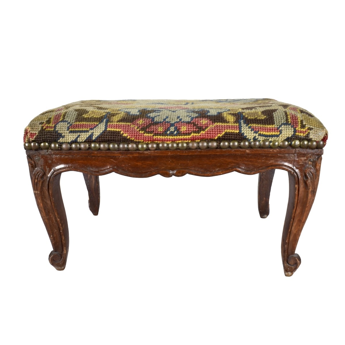 Needlepoint Footstool