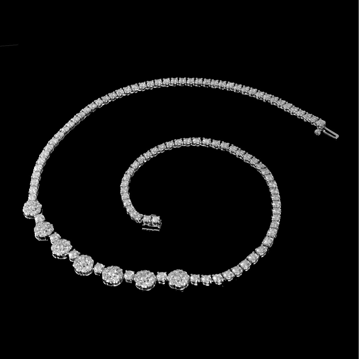 Diamond and Platinum Necklace