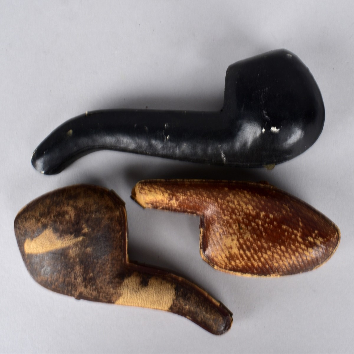 Three Vintage Meerschaum Pipes