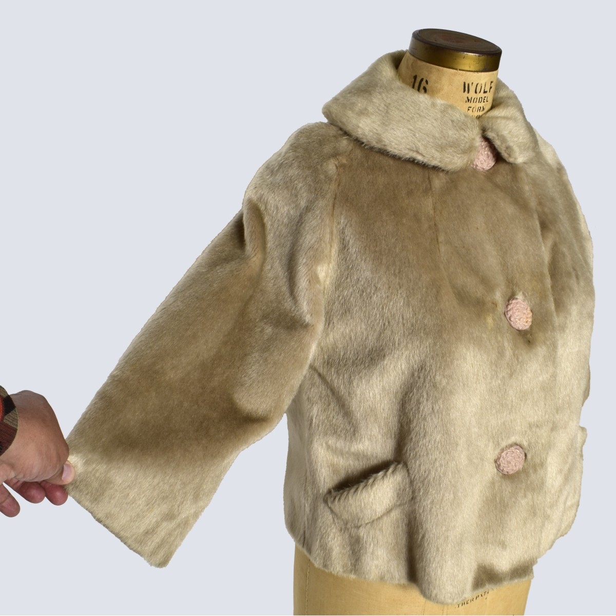 Sportowne Brazotta Faux Fur Coat