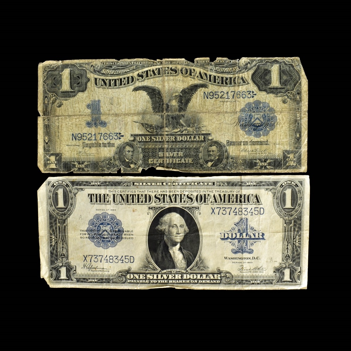 Large Scale $1.00 U.S. Silver Certificates