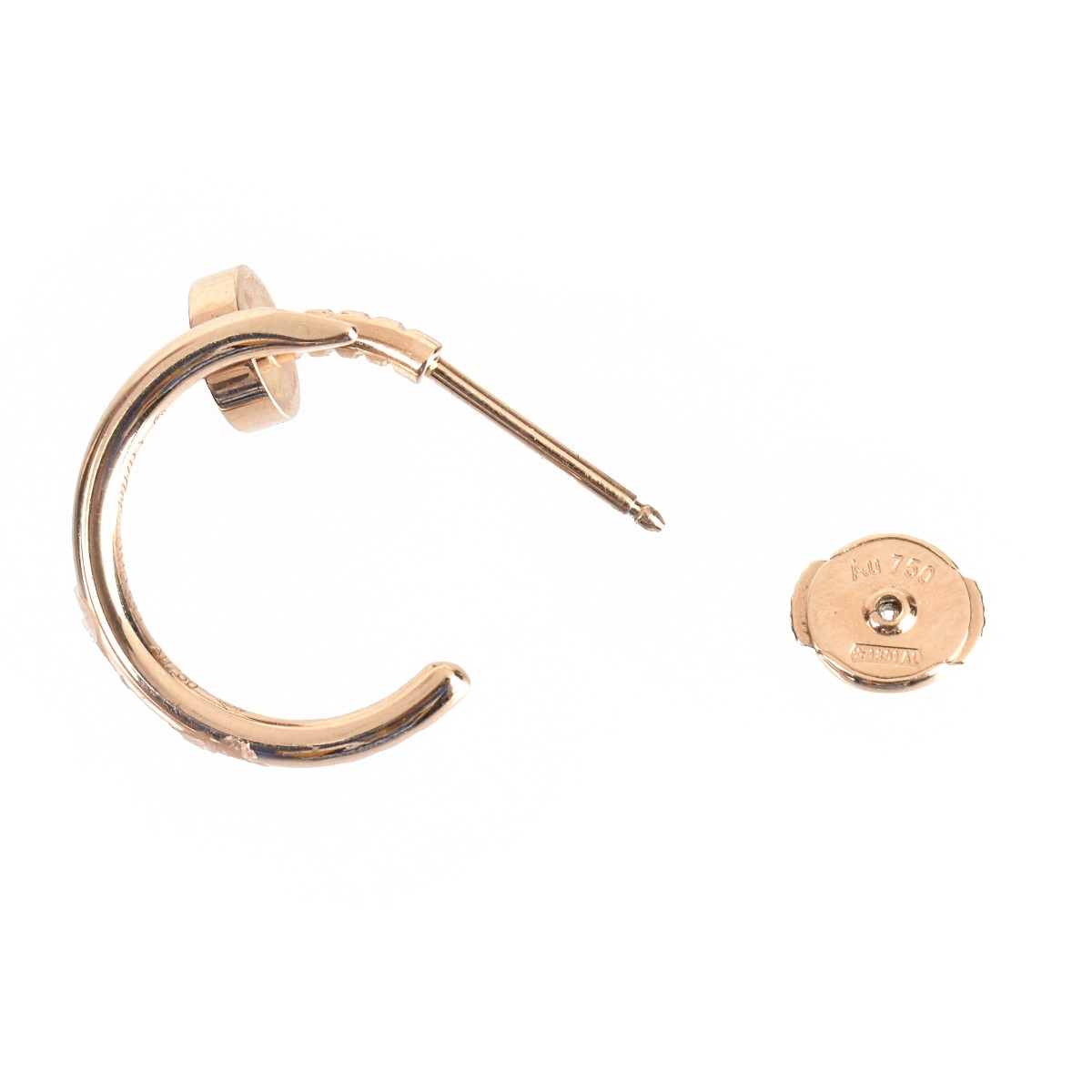 Cartier Juste un Clou 18K Earrings