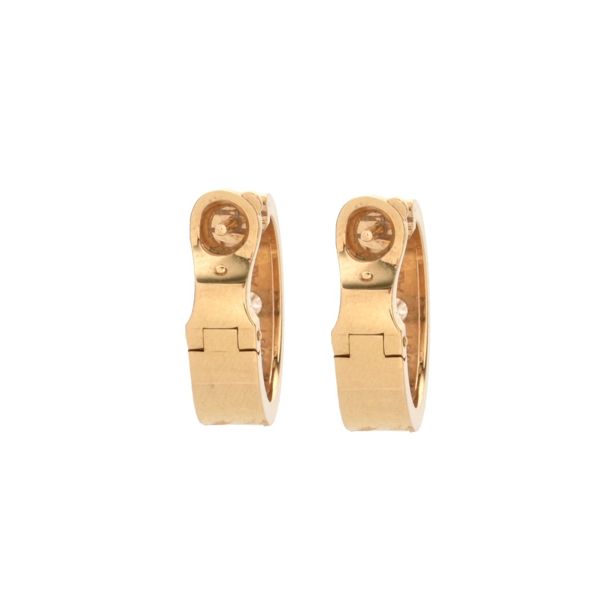 Cartier Diamond and 18K Love Earrings