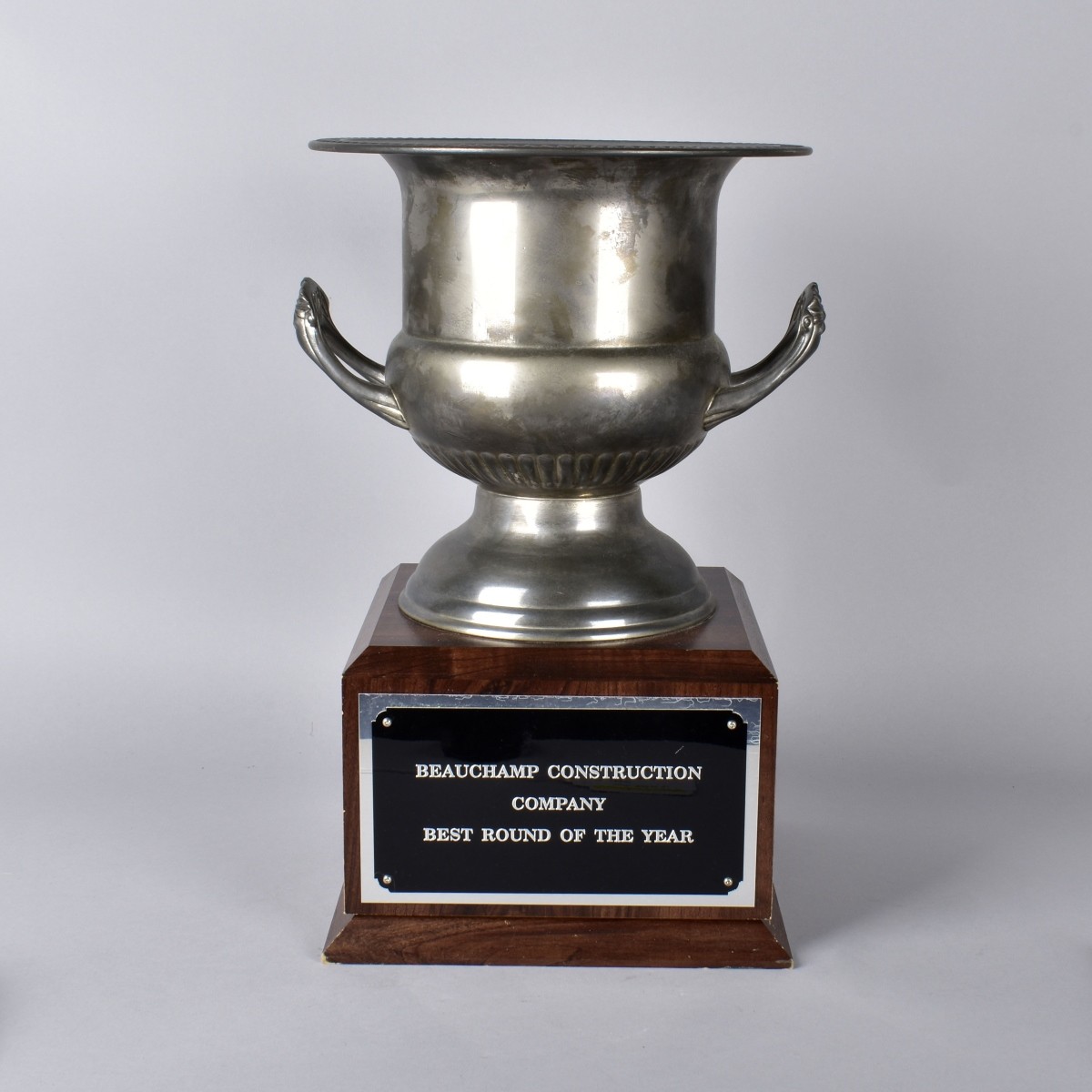 2001 - 2003 Silver Plate Golf Trophy