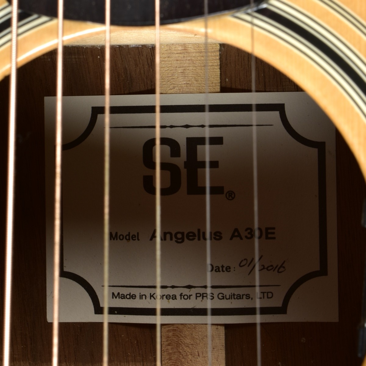 PRS SE Angelus A30E Acoustic Guitar