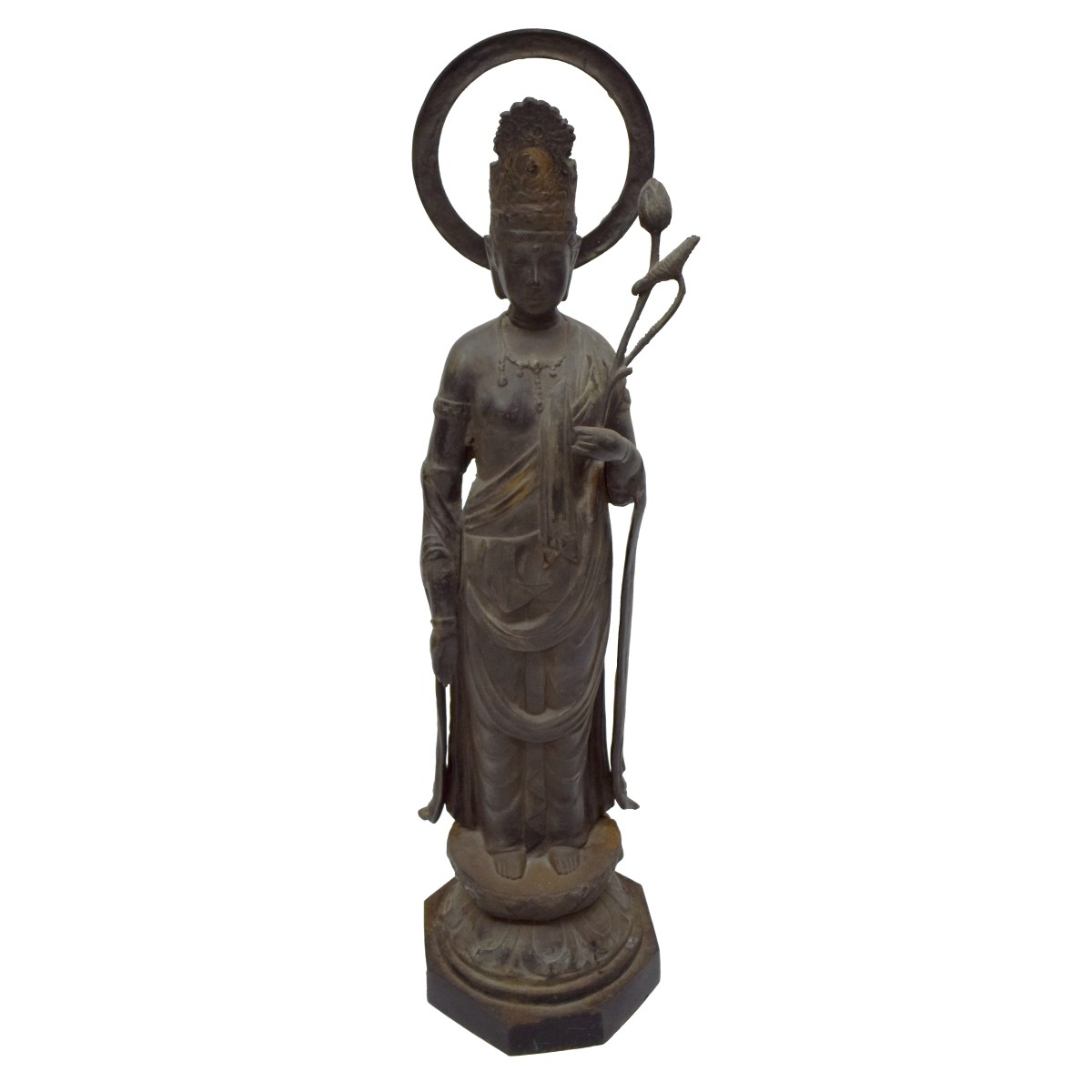 Large Antique Chinese Guanyin Sculpture