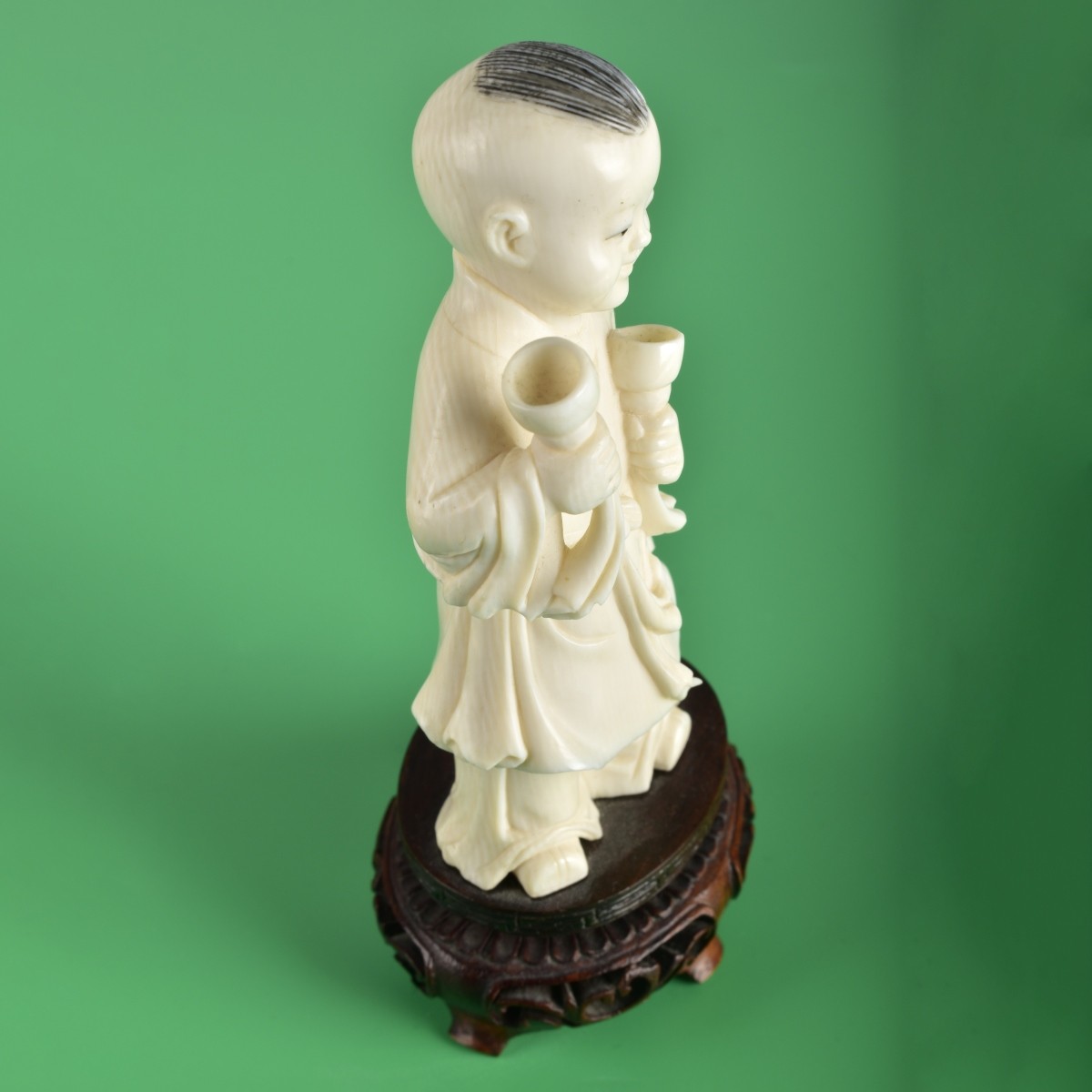 Antique Chinese Polychrome Figurine