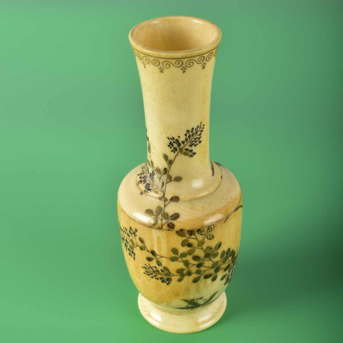 19th C. Japanese Shibayama Vase