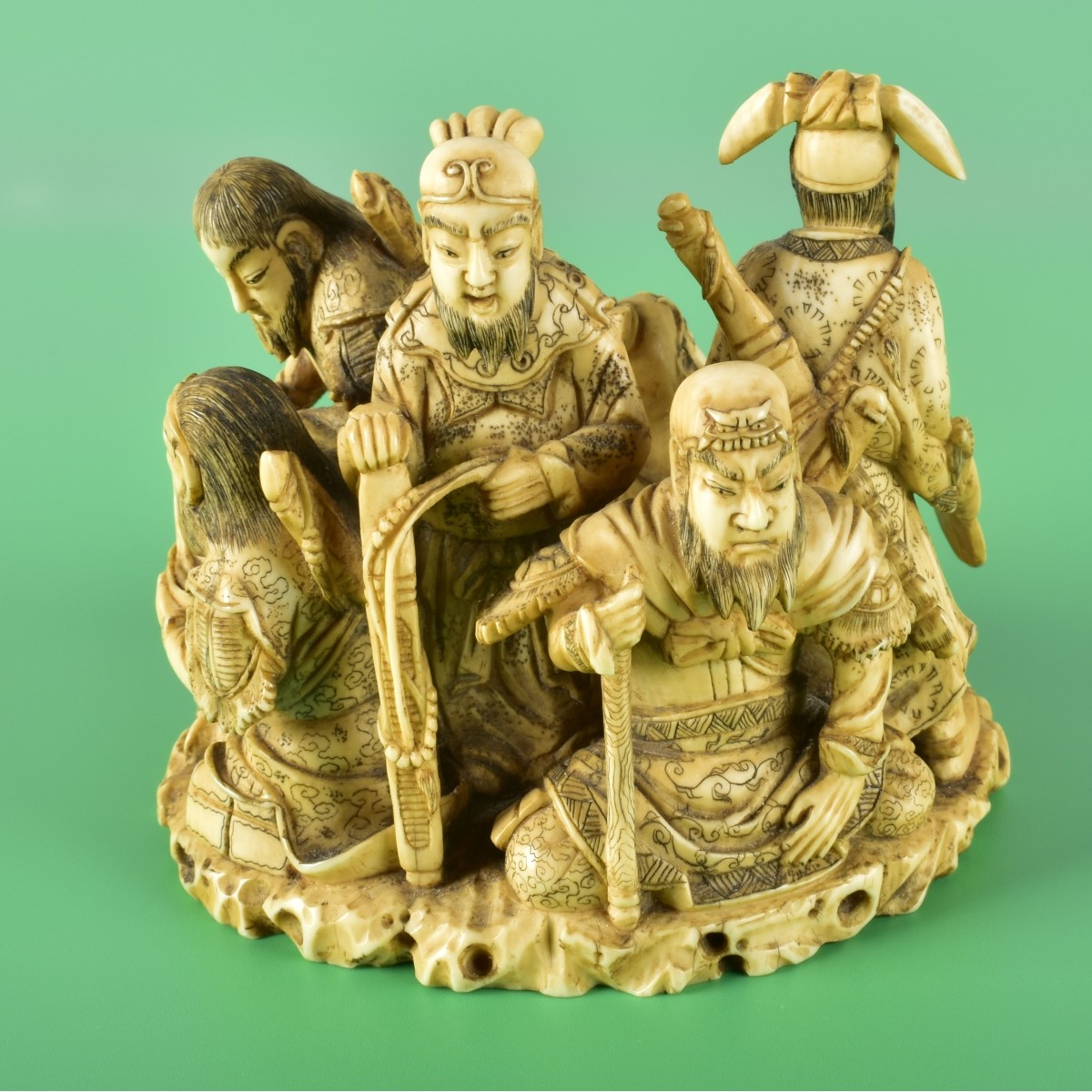 Antique Chinese Figural Group