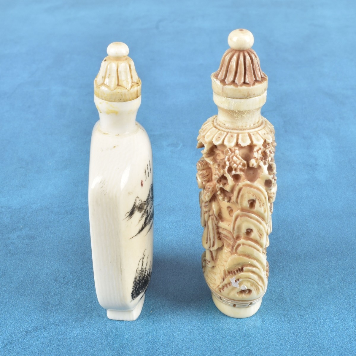 Two Antique Chinese Snuff Bottles