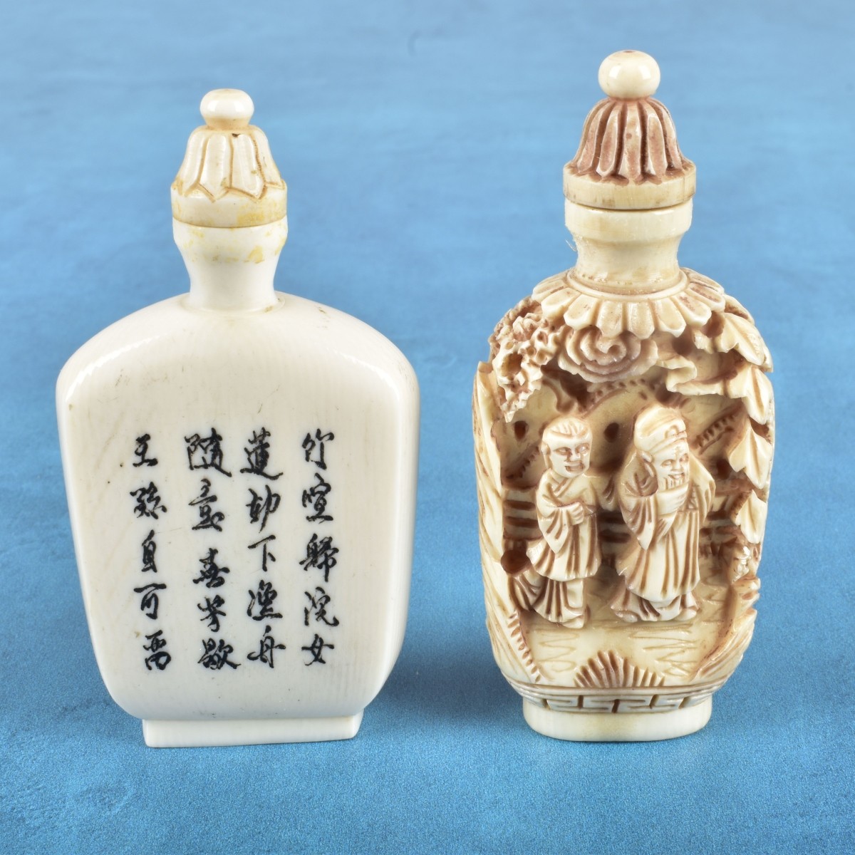 Two Antique Chinese Snuff Bottles