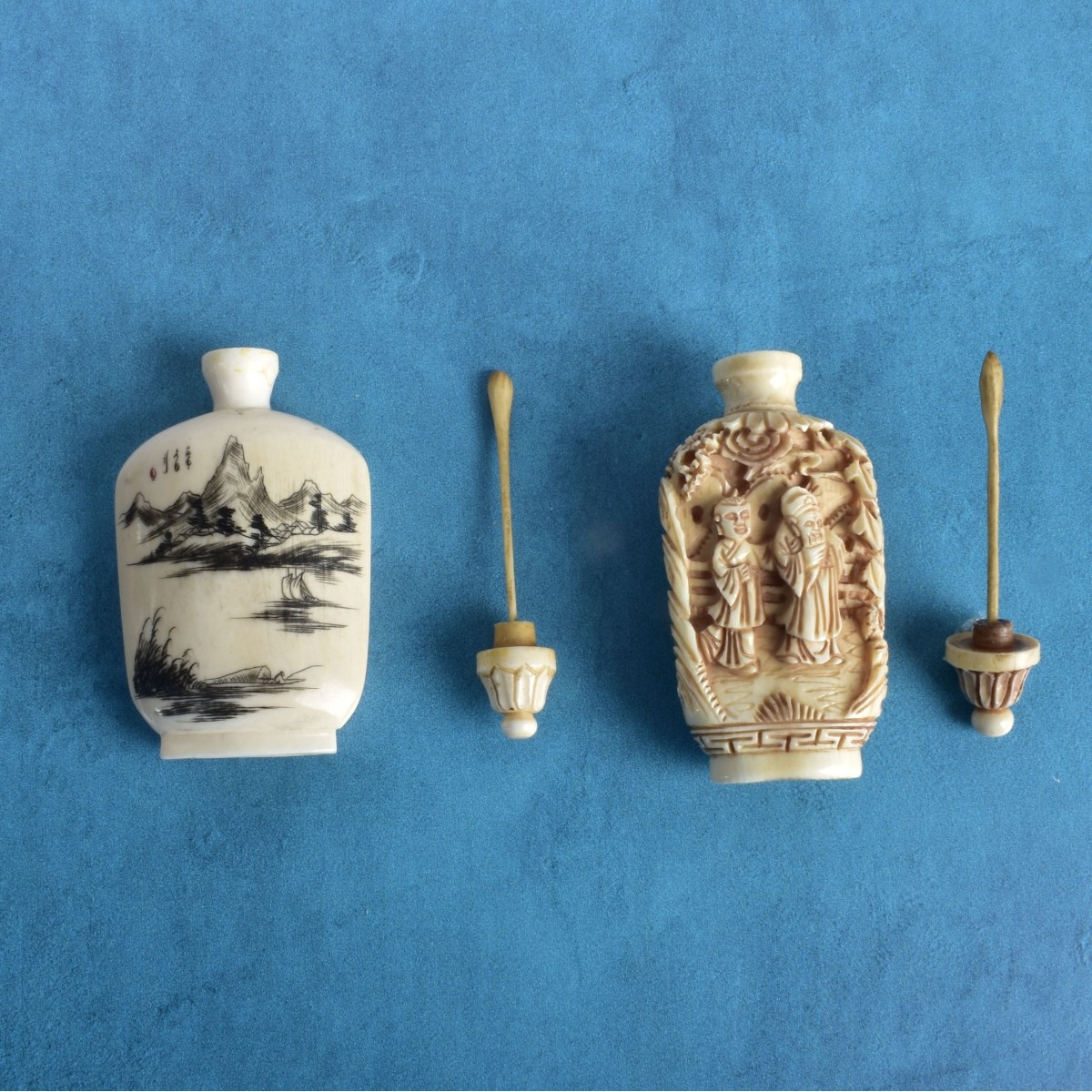 Two Antique Chinese Snuff Bottles