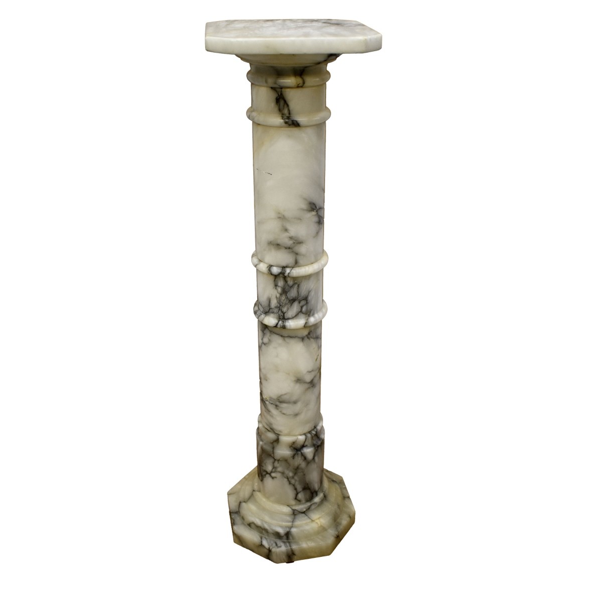 Vintage Marble Column Pedestal