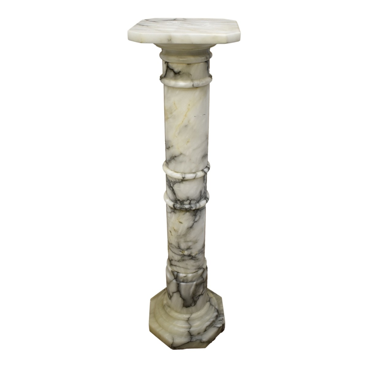 Vintage Marble Column Pedestal