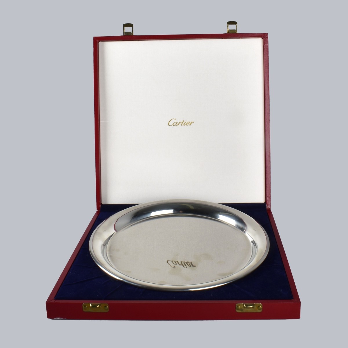 Vintage Cartier Pewter Plate