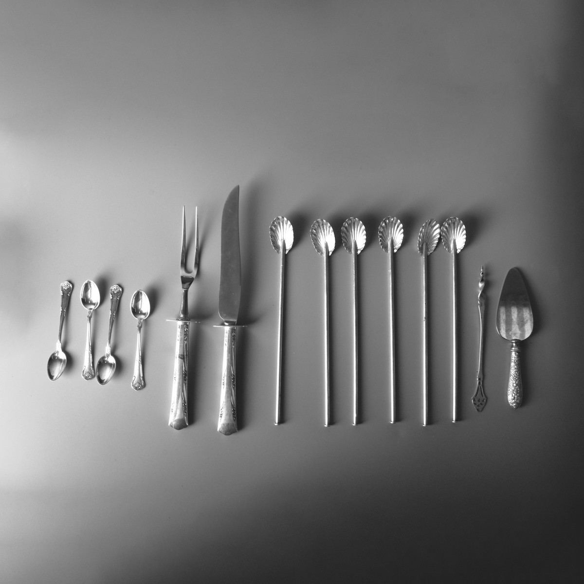 Assorted Silver Tableware