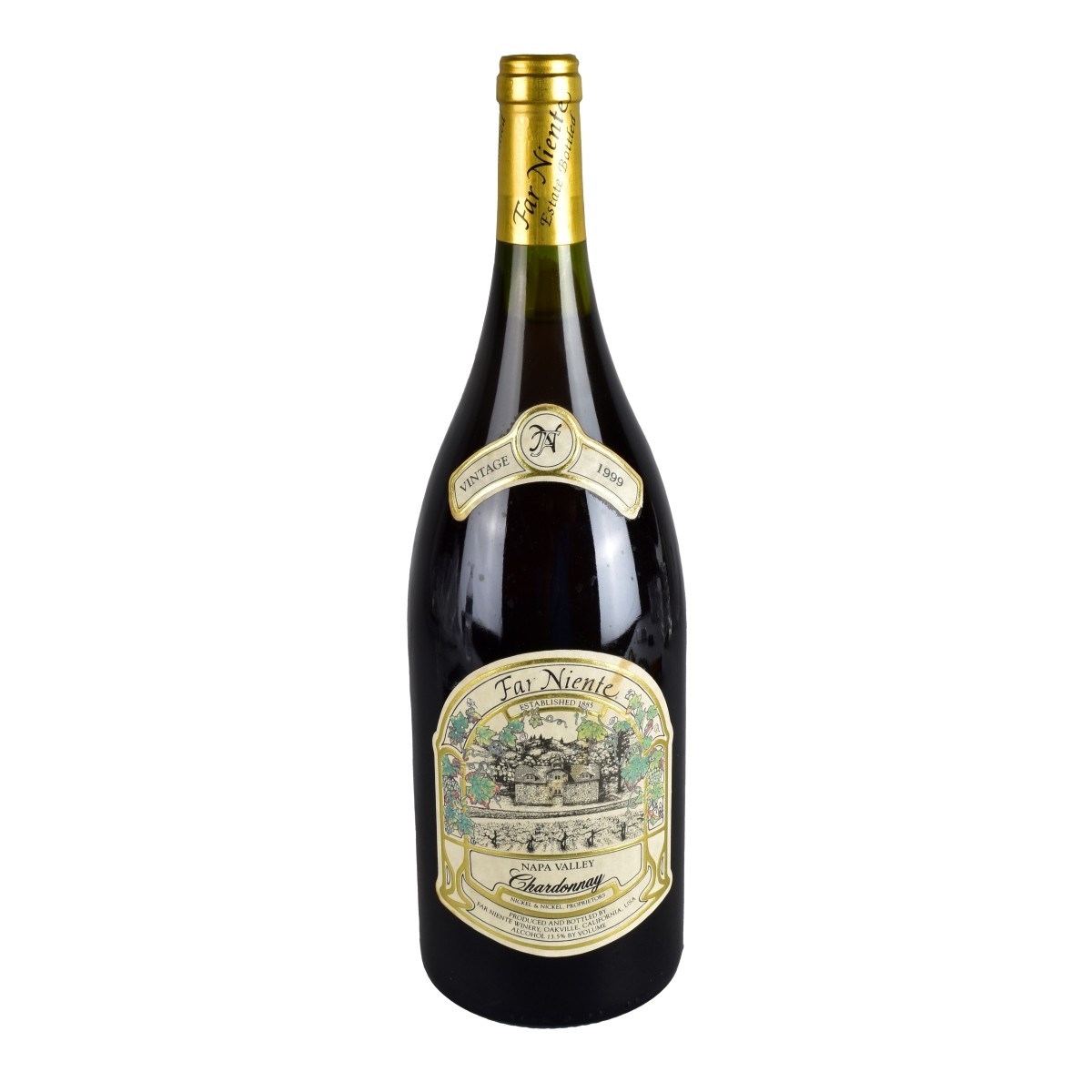 Vintage Far Niente 1999 Wine Bottle