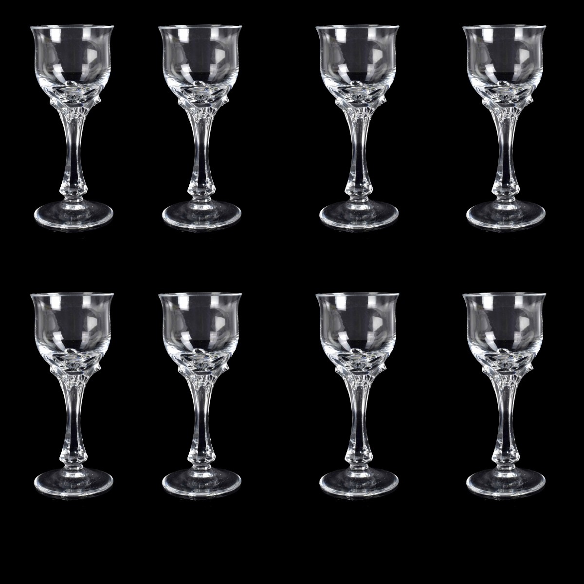 Eight Nachtmann Germany Cordial Glasses