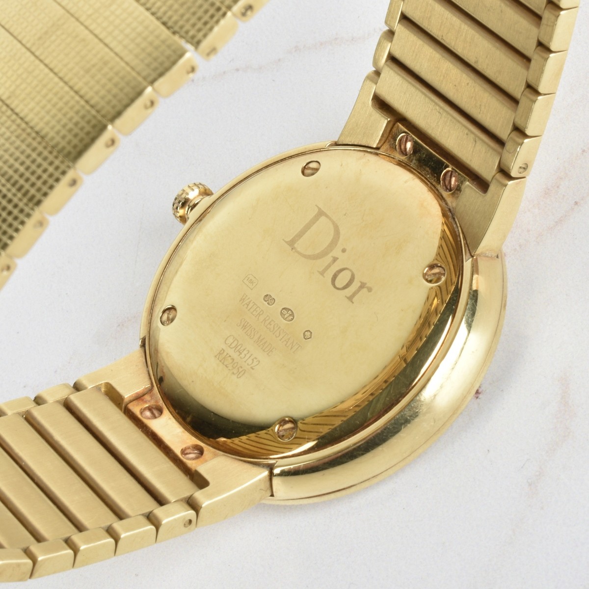 Dior Malachite and 18K Watch