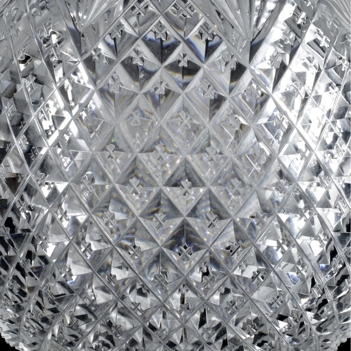 Six Cut Crystal Matching Tableware