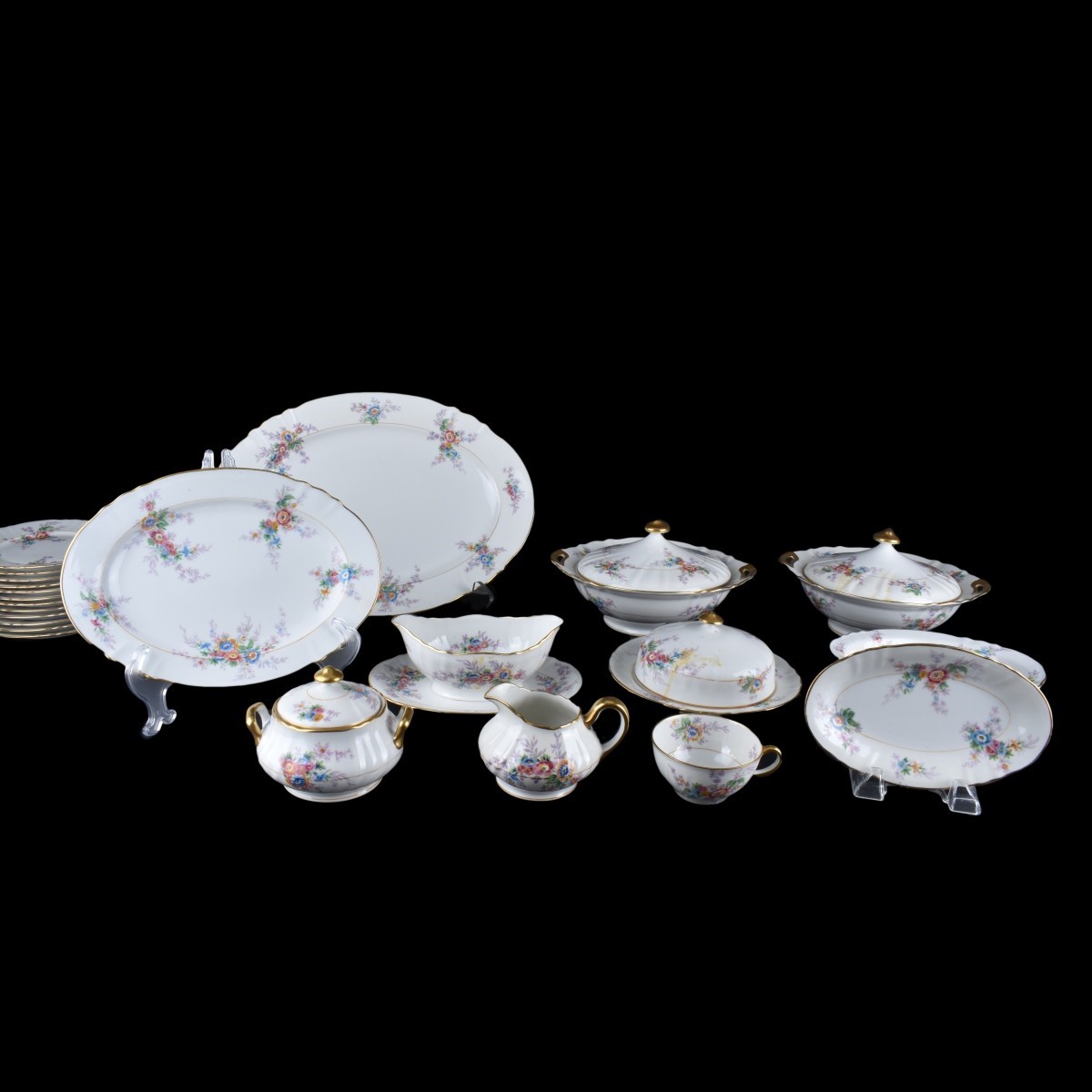 Charles Ahrenfeldt Limoges Floradora Set