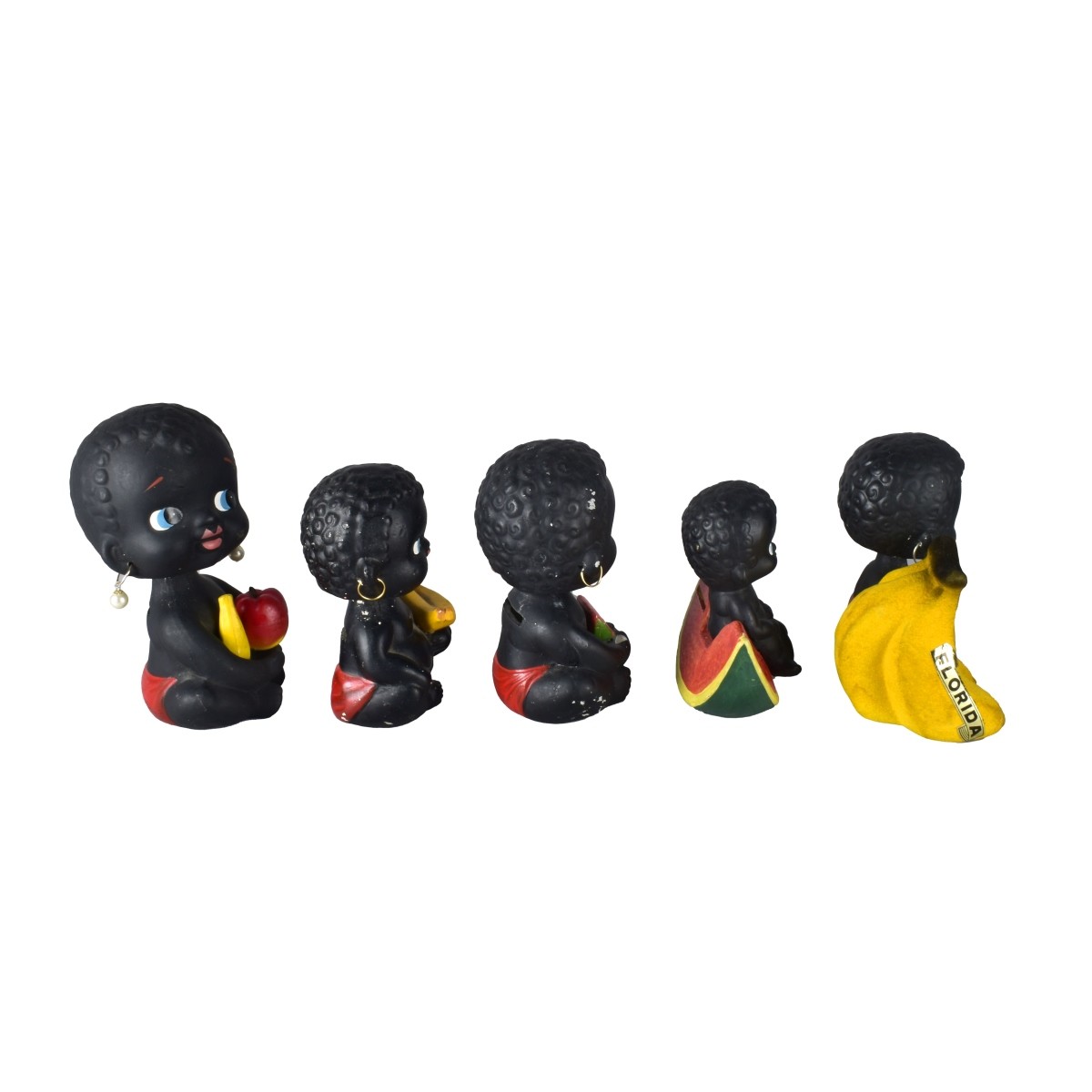 Five Vintage Black Americana Coin Banks