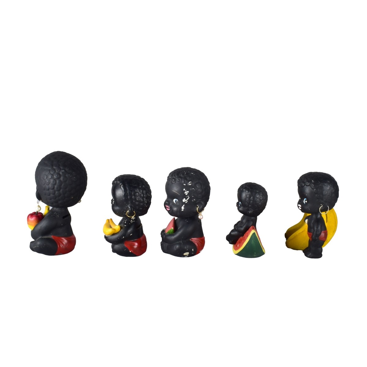 Five Vintage Black Americana Coin Banks