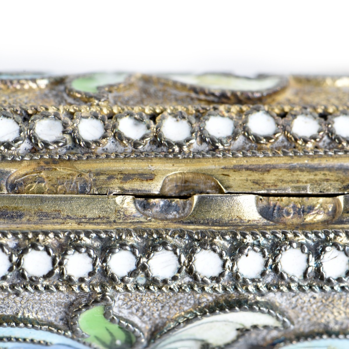 Russian Enamel Silver Gilt Purse