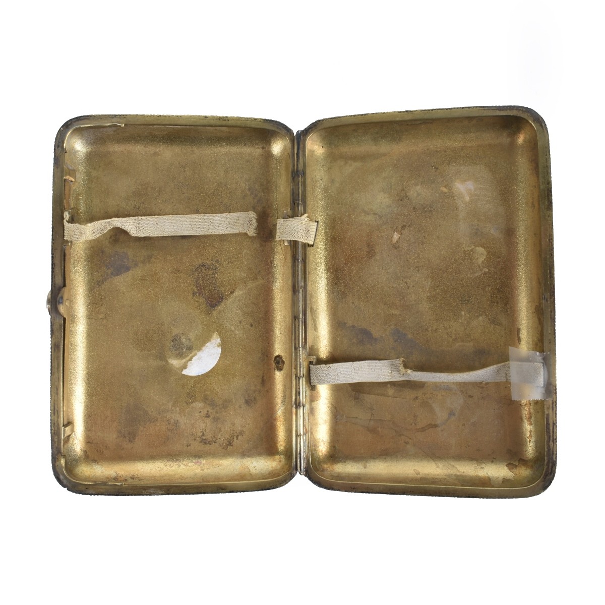 Russian Enamel Silver Cigarette Case