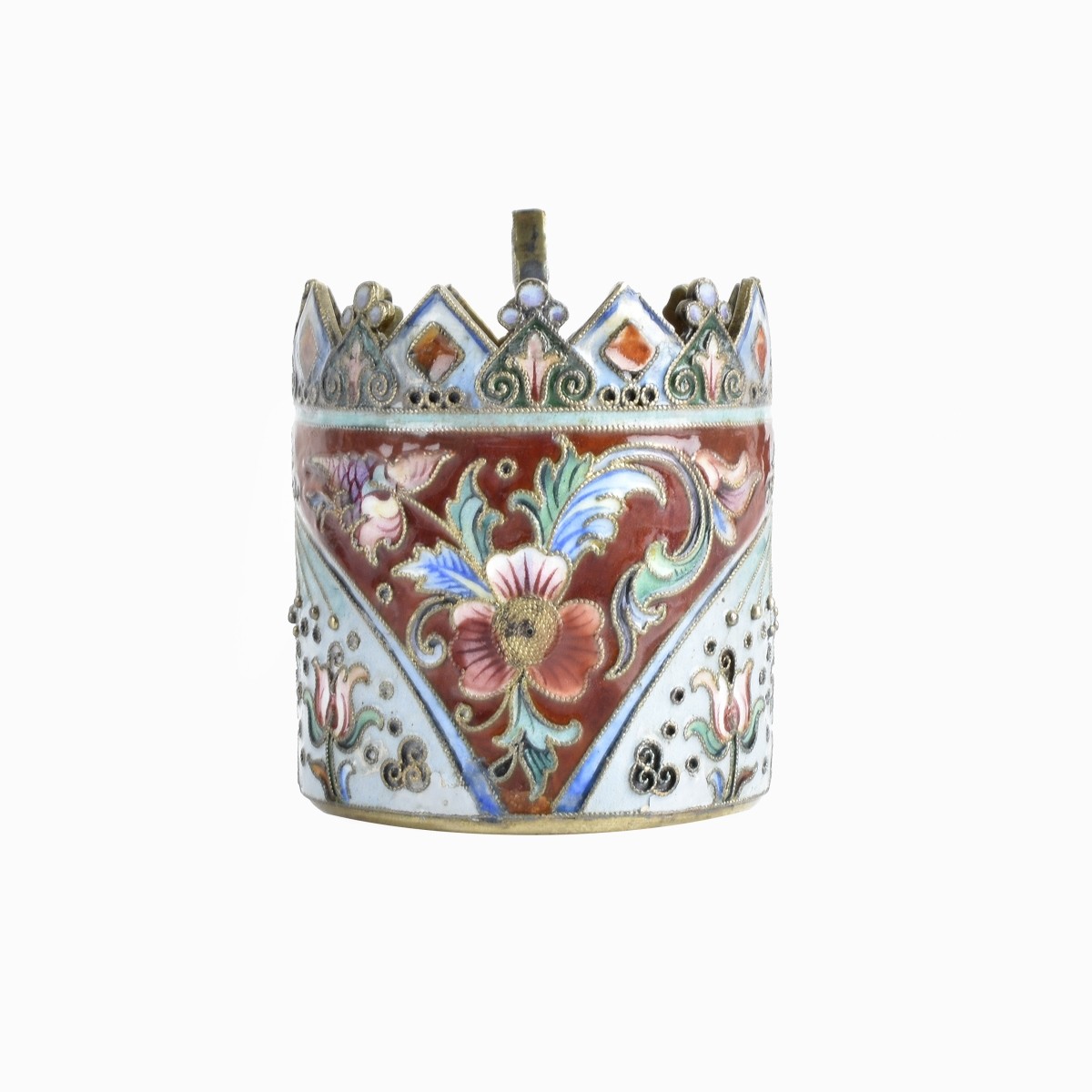 Russian Enamel Silver Gilt Cup