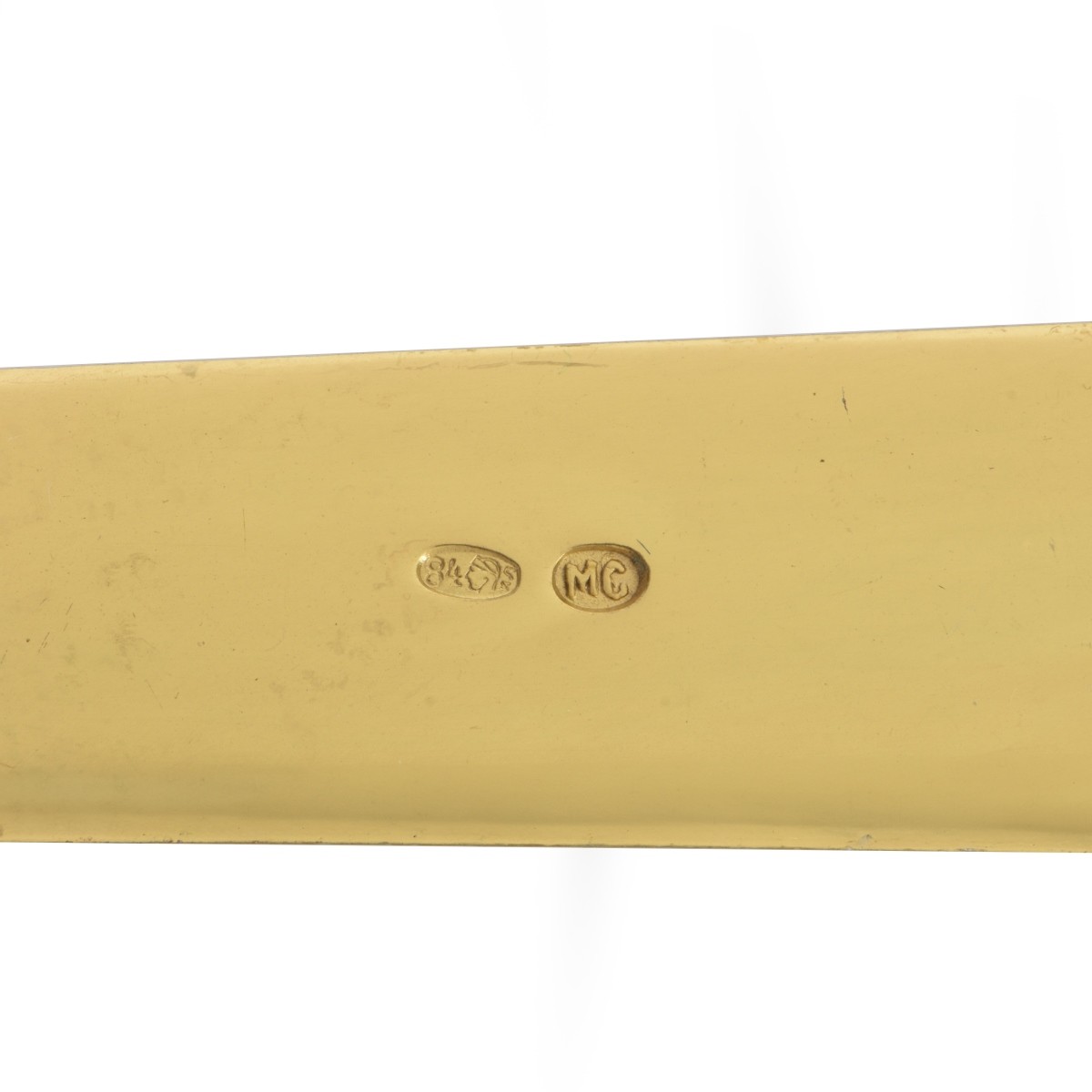 Russian Enamel Silver Gilt Letter Opener