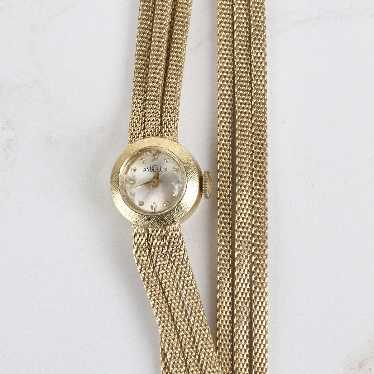 14K Angelus Bracelet Watch