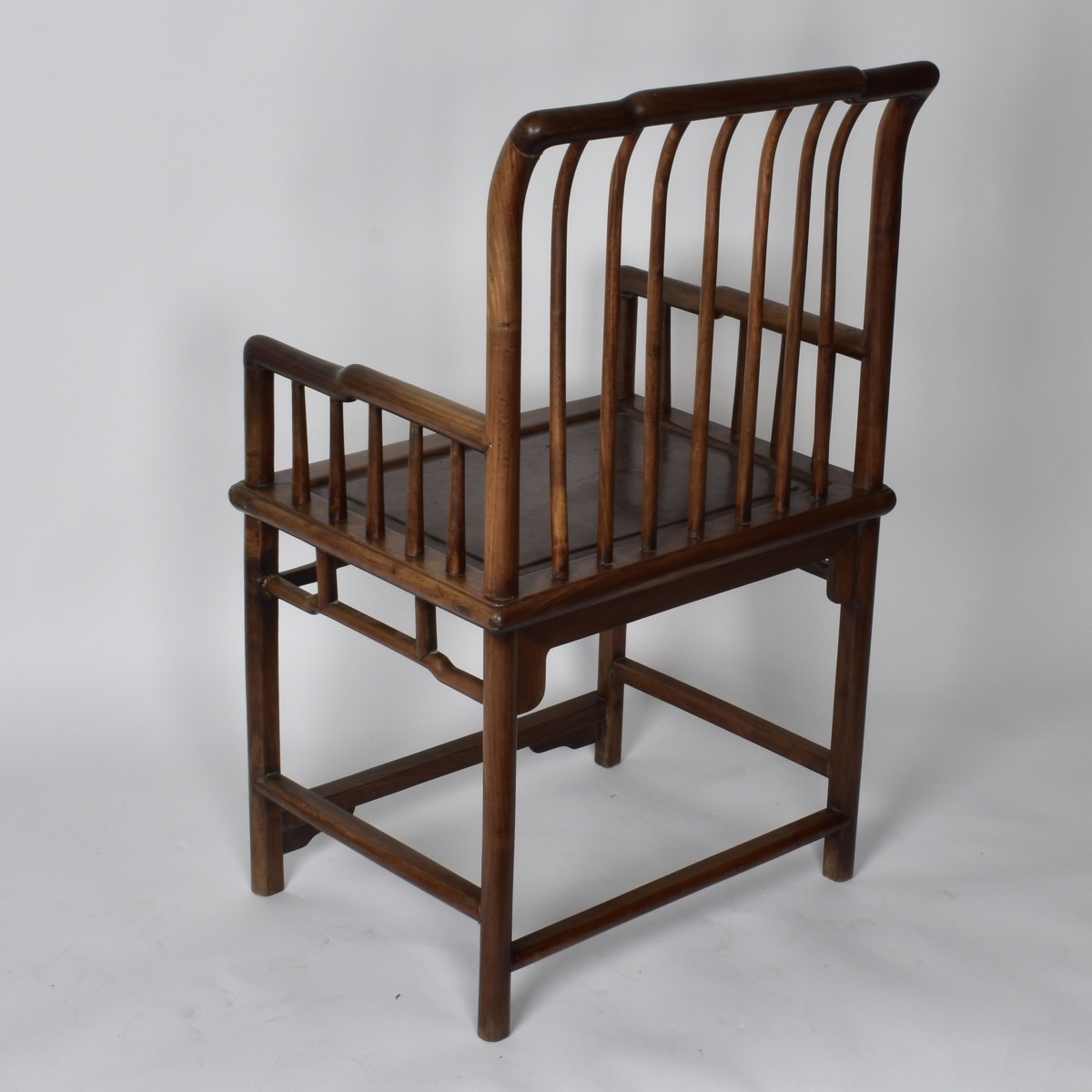 19C Qing Dynasty Spindleback Armchair