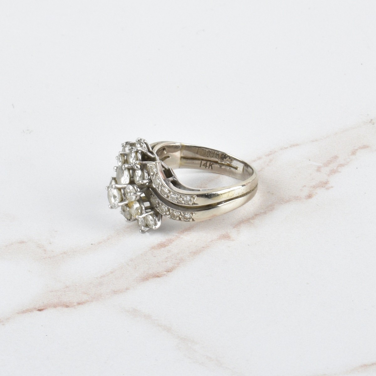 Diamond and 14K Ring